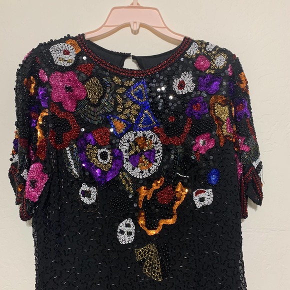 Vintage sequin dress M - Picture 6 of 7